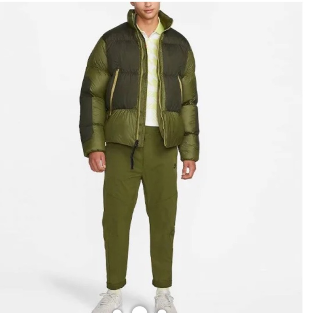 Nike As Men's Sportswear TF Turf Rpl City Puff Jkt Green Down Jacket
